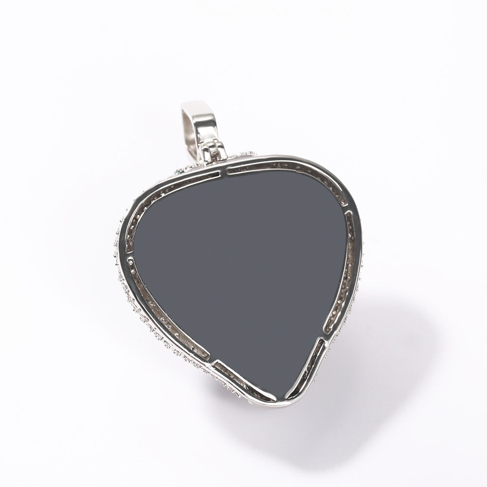 Hiphop Cobra Copper Inlaid Zircon Pendant Cartoon Ins Personality Fashion Jewelry