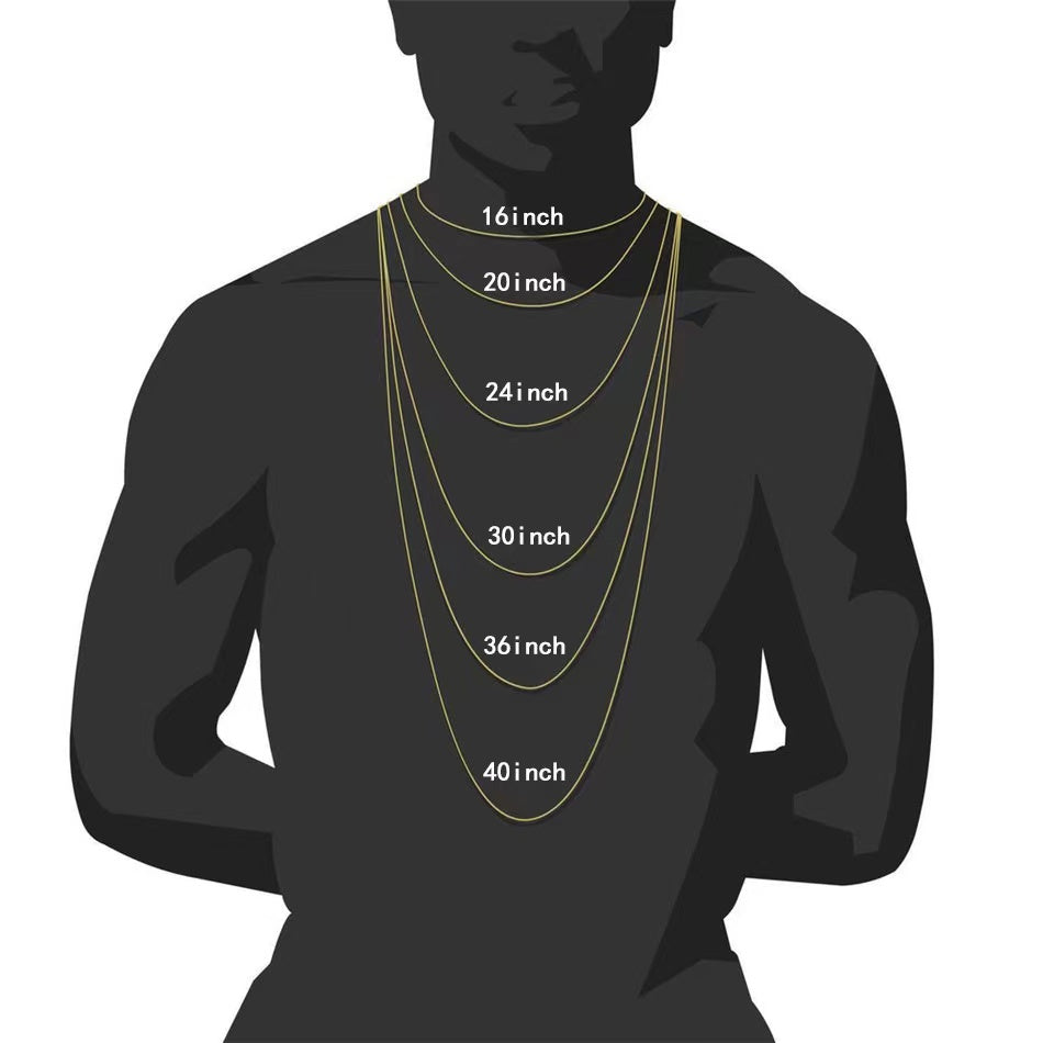 Hip Hop Necklace O-Chain 13mm Micro Paved Zircon Cross Chain Men Jewelry